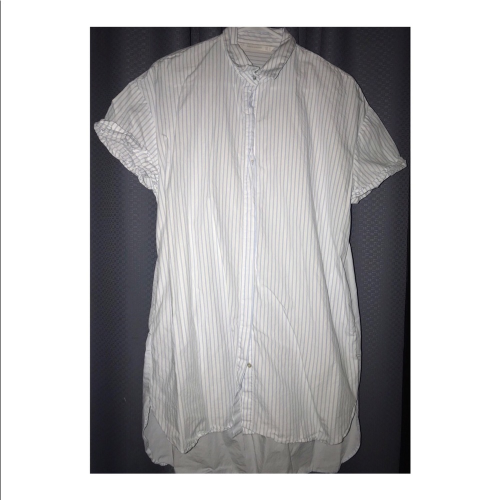 Zara Trafaluc Oversized Shirt Dress